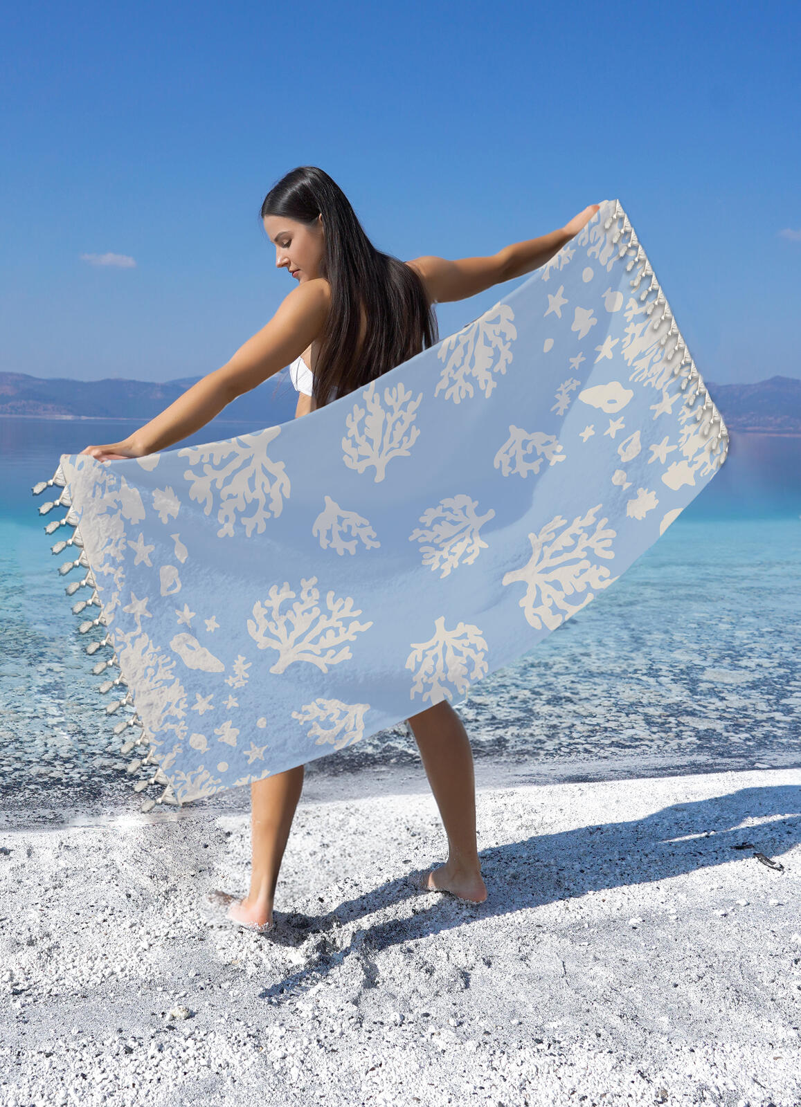 TELO MARE REEF/26 FOUTA 90X170 Tellini S.r.l. Ingrosso Abbigliamento